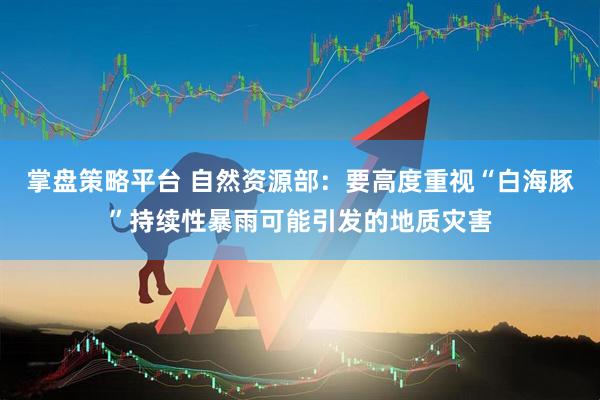 掌盘策略平台 自然资源部：要高度重视“白海豚”持续性暴雨可能引发的地质灾害